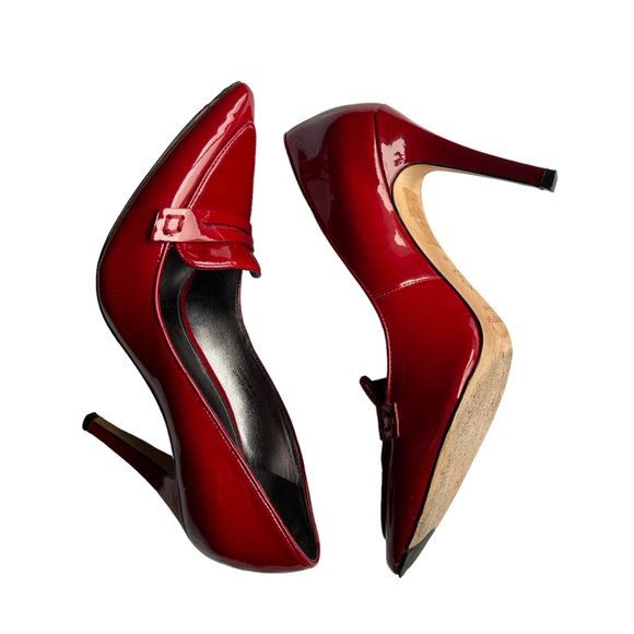 Red Patent Leather Stilettos - Picture 3 of 6